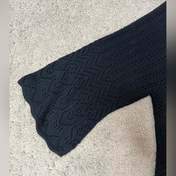 United States black mesh sweater - Picture 4 of 12